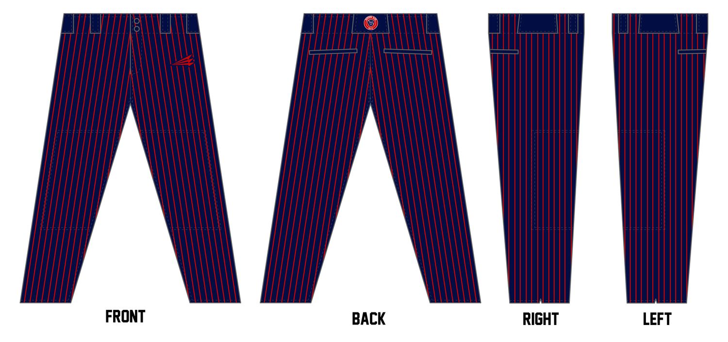 Mission Baseball Custom Athletic Cut Baseball Pants #BP28A
