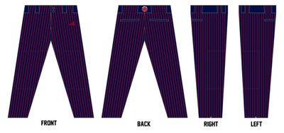 Mission Baseball Custom Athletic Cut Baseball Pants #BP28A