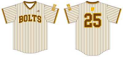 Twelve Eleven Bolts Custom Hexaflex Baseball Jersey #J3B