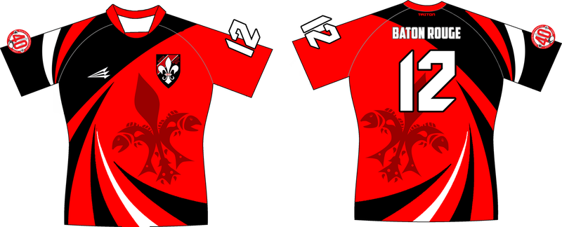 Baton Rouge Custom Rugby Jersey #3B