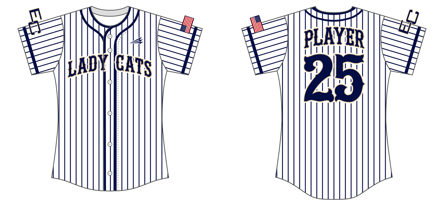 Early County Lady Cats Custom NanoDri Softball Jersey #J1