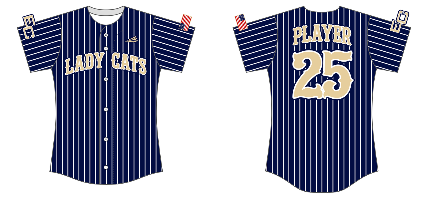 Early County Lady Cats Custom NanoDri Softball Jersey #J4
