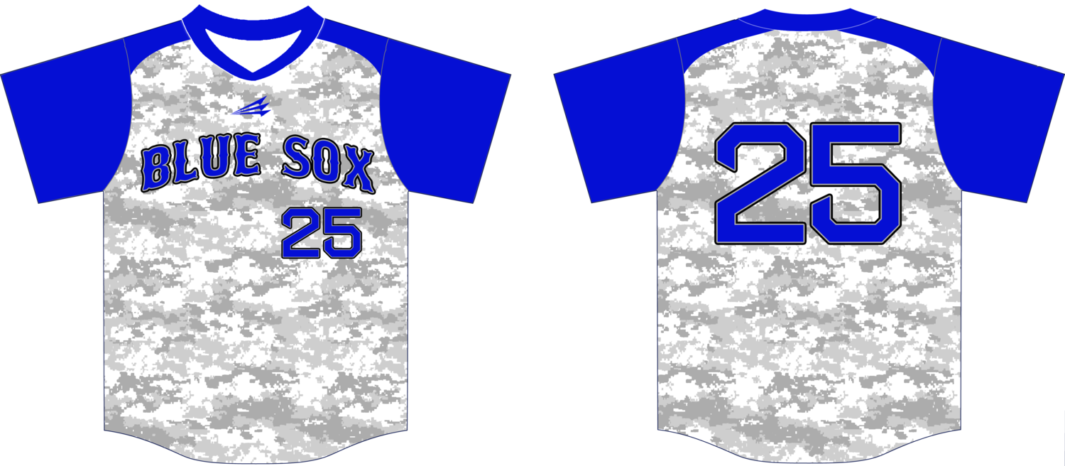 Hillsboro Central Valley Blue Sox Custom NanoDri Baseball Jersey #1C