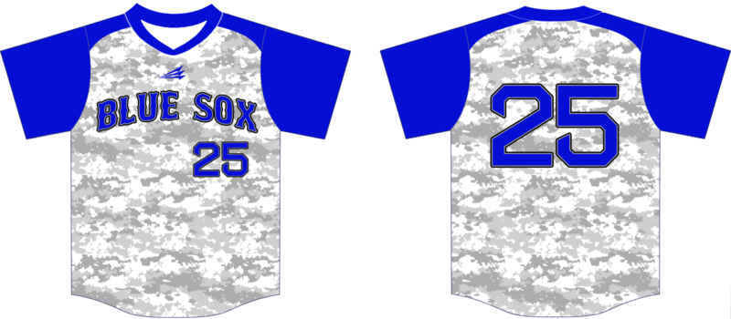 Hillsboro Central Valley Blue Sox Custom NanoDri Baseball Jersey #1C
