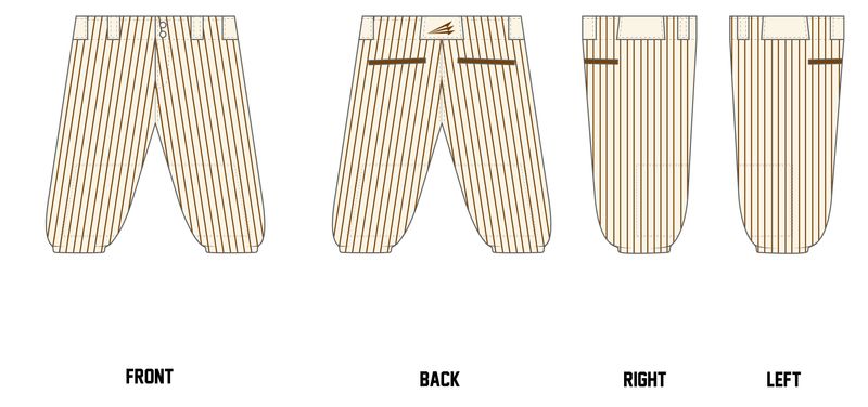 Twelve Eleven Bolts Custom Knicker Baseball Pants #BP3D