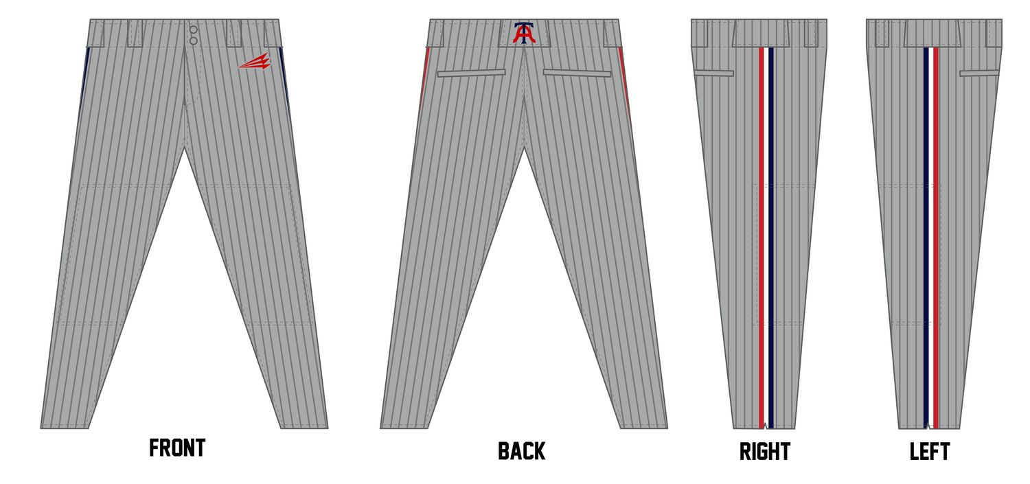 Arlington Twins Custom Athletic Baseball Pant #BP1B