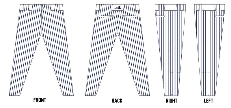 Carterville Crush Custom Athletic Baseball Pant #BP4B