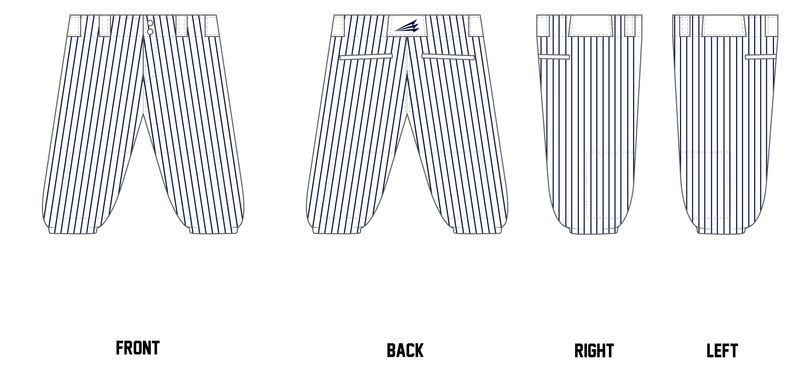 Carterville Crush Custom Knicker Baseball Pant #BP4BK