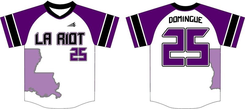 LA Riot Custom NanoDri Baseball Jersey #2