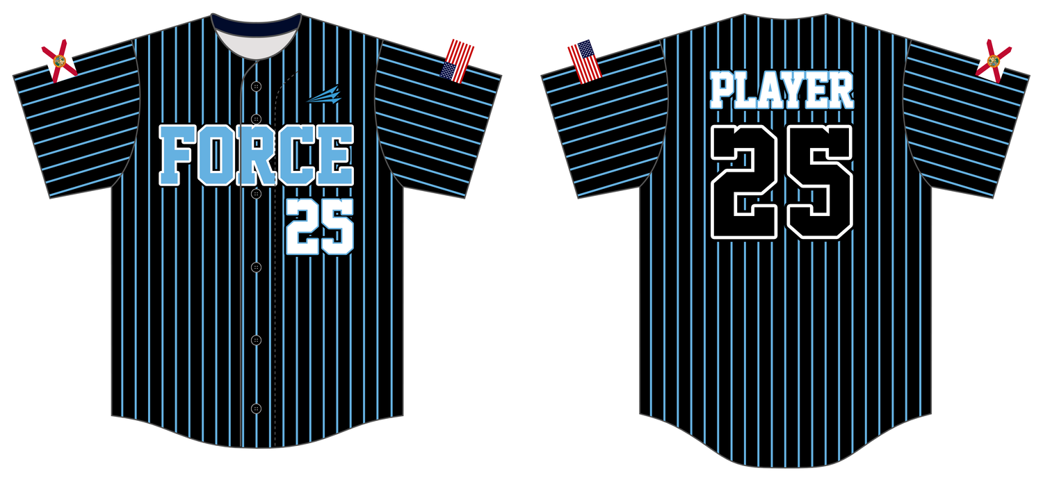 Fort Myers Force Custom HexaFlex Baseball Jersey #J4B