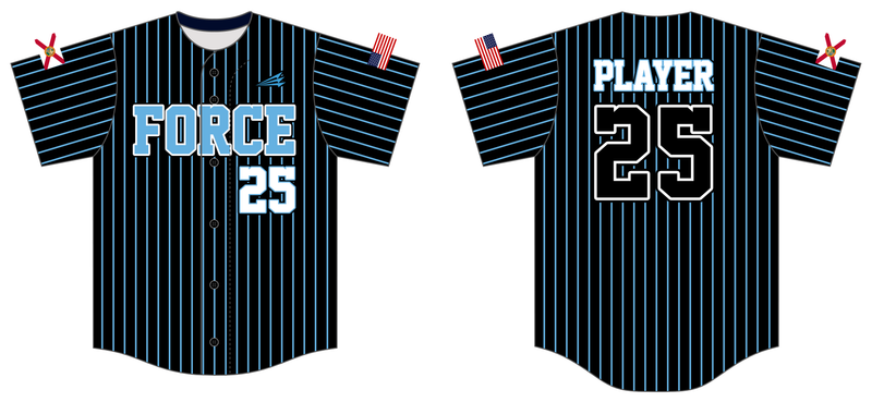 Fort Myers Force Custom HexaFlex Baseball Jersey #J4B