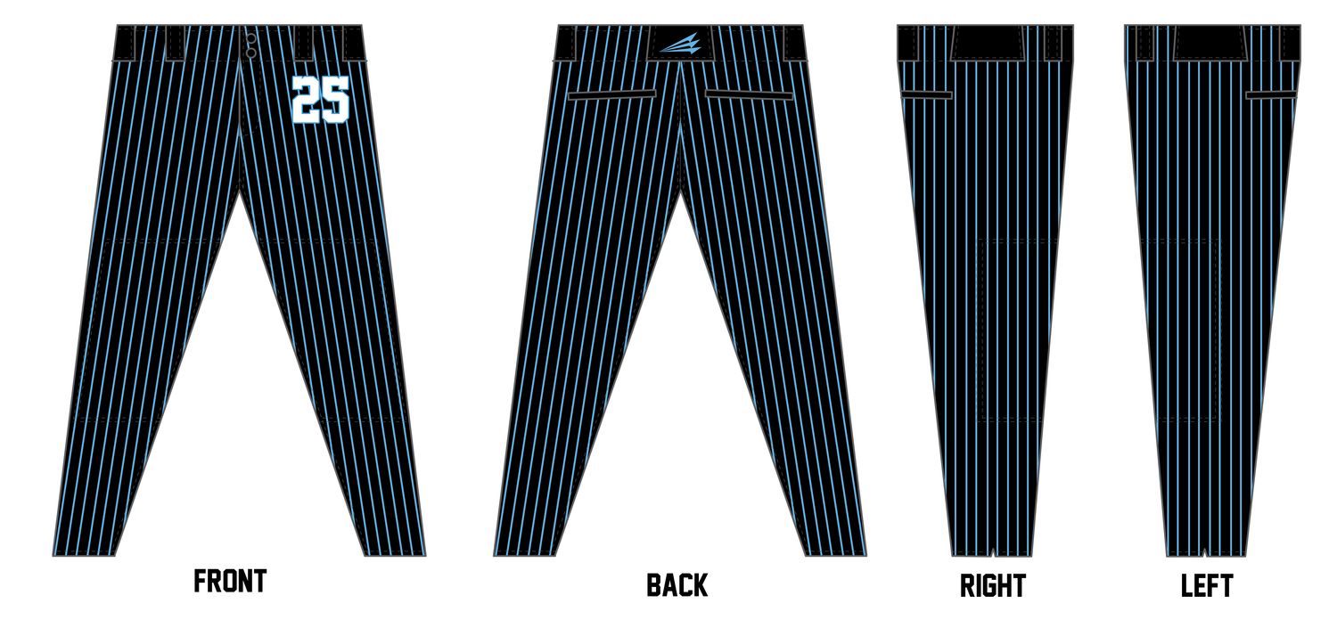 Fort Myers Force Custom Athletic Baseball Pant #BP4B