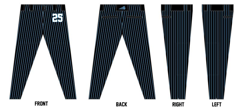 Fort Myers Force Custom Athletic Baseball Pant #BP4B