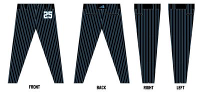 Fort Myers Force Custom Athletic Baseball Pant #BP4B