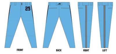 Fort Myers Force Custom Athletic Baseball Pant #BP5D