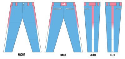 Wow Factor - Molina Custom Athletic Baseball Pant #BP4a