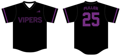 DC Vipers Custom HexaFlex Baseball Jersey #J18f