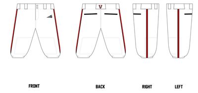 Metter Vipers Custom Knicker Baseball Pants #BP2A