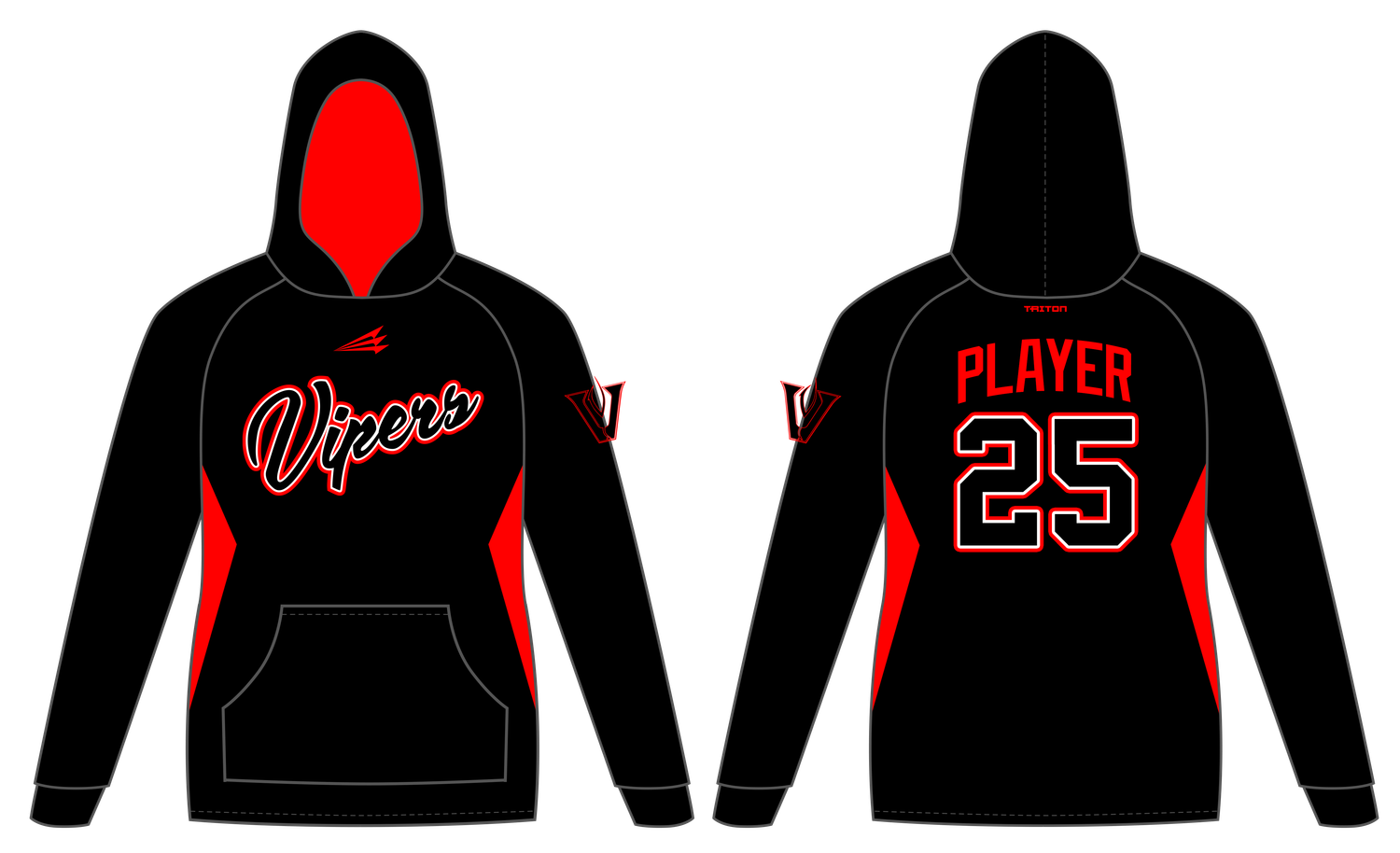 Metter Vipers Custom Vulcan Hoodie #VH1