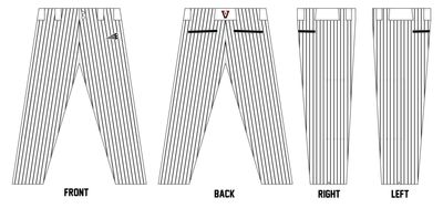 Metter Vipers Custom Athletic Cut Baseball Pants #BP3C