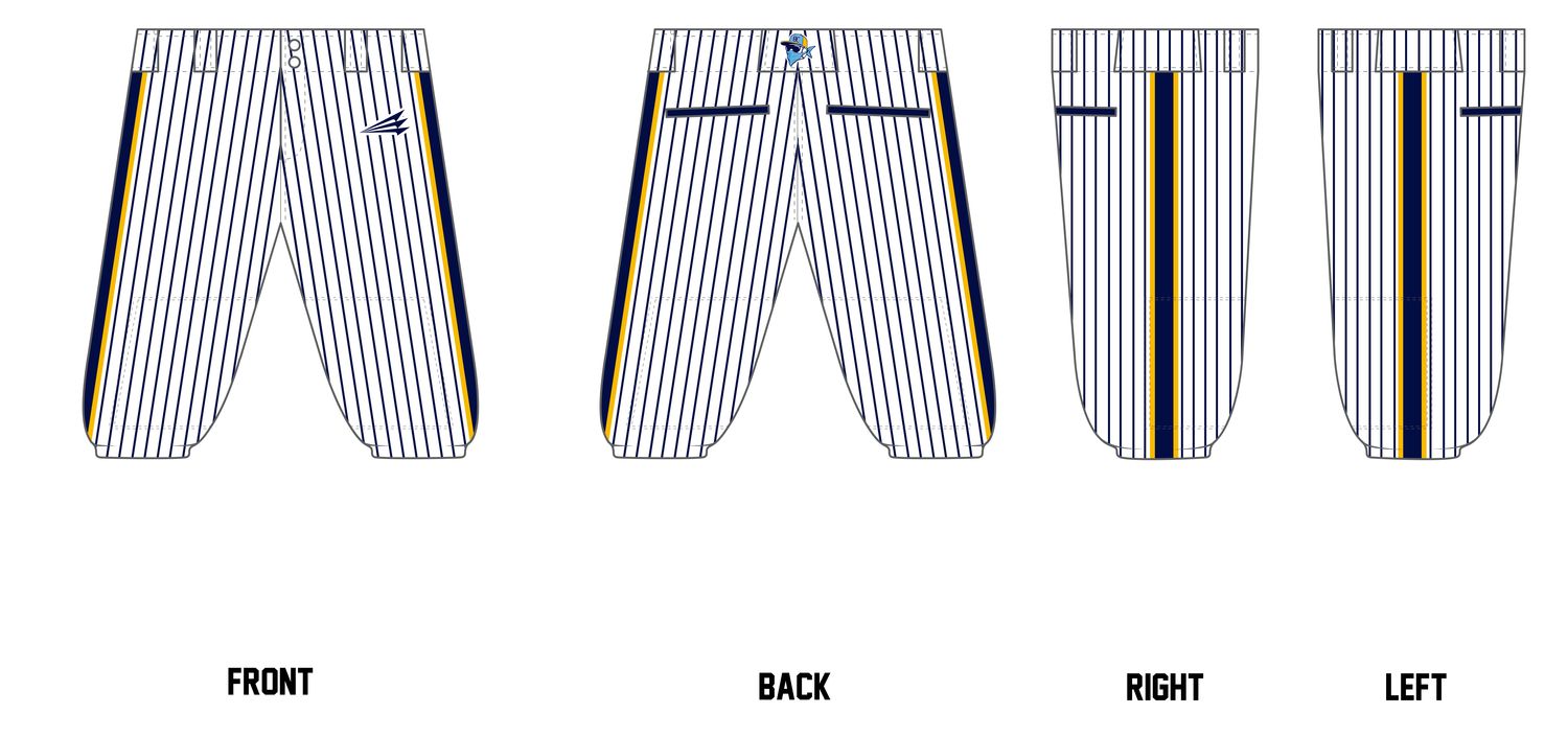 Bold City Bandits Custom Knicker Baseball Pants #BP15B