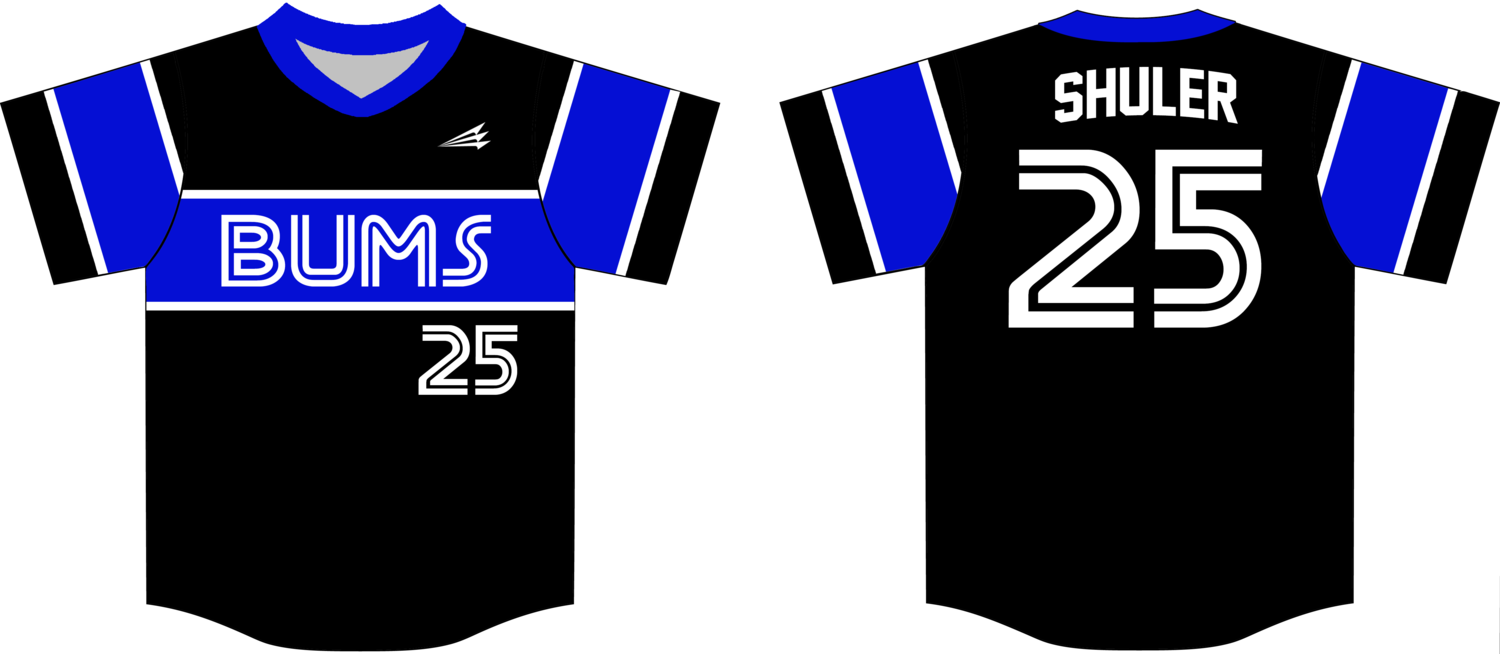 Bums Custom NanoDri Baseball Jersey #5