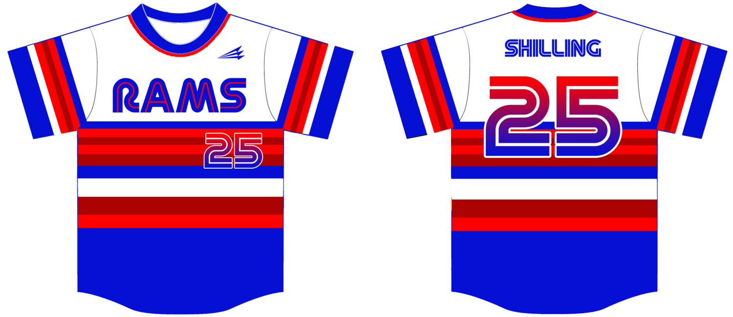 Carmel Rams Custom NanoDri Baseball Jersey #2