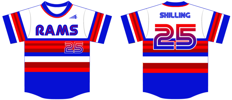 Carmel Rams Custom NanoDri Baseball Jersey #2
