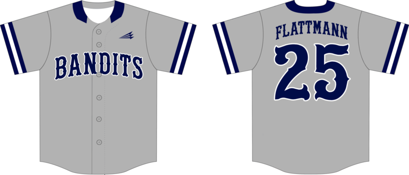 Bayou Bandits Custom Nanodri Baseball Jersey #2B