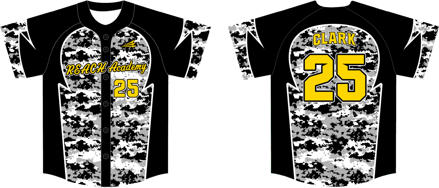 REACH Academy Custom Pro-Premier Baseball Jersey #3C