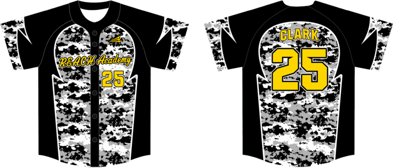 REACH Academy Custom Pro-Premier Baseball Jersey #3C