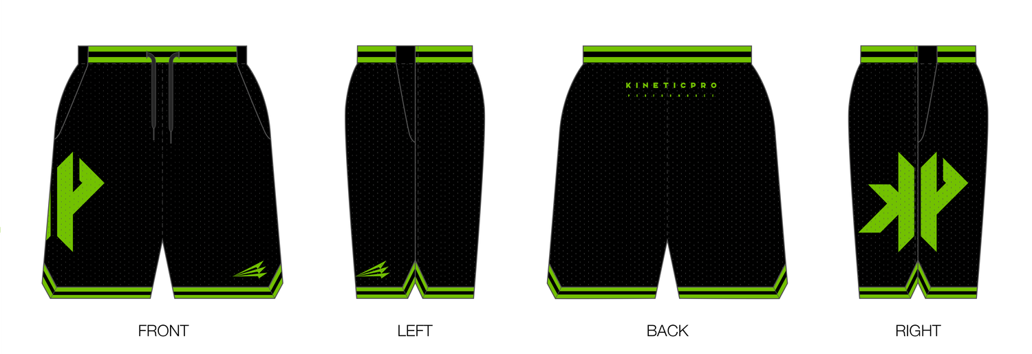 KineticPro Custom Retro Mesh Shorts #MS2