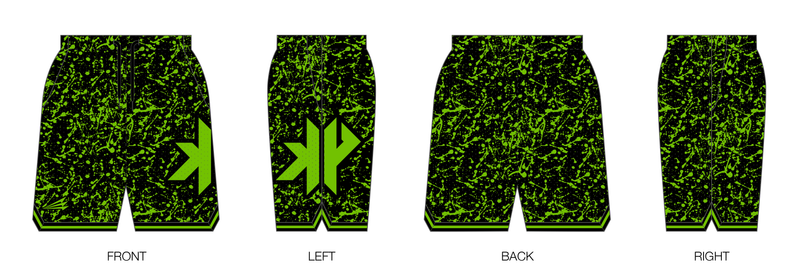 KineticPro Custom Retro Mesh Shorts #MS4