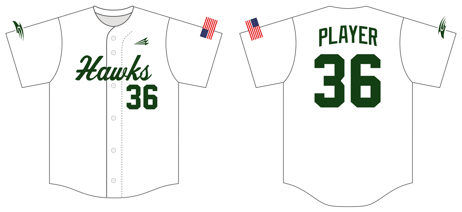 Hawks (Ogle) Custom HexaFlex Baseball Jersey #J5D