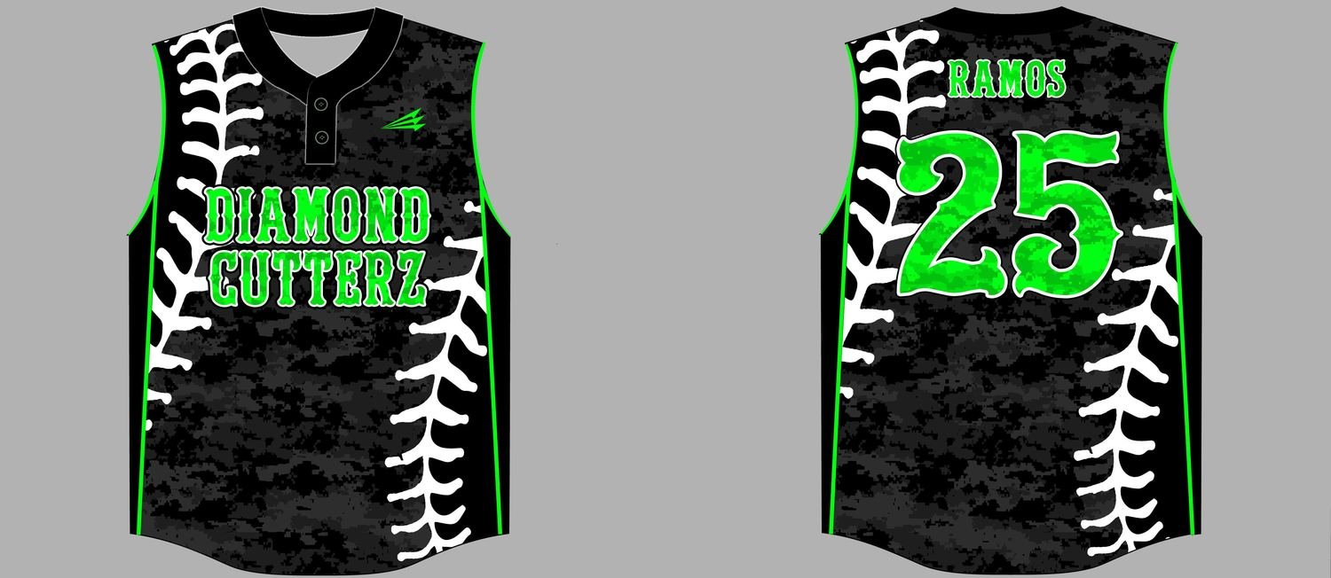 Diamond Cutterz Custom HexaFlex Baseball Jersey #2b