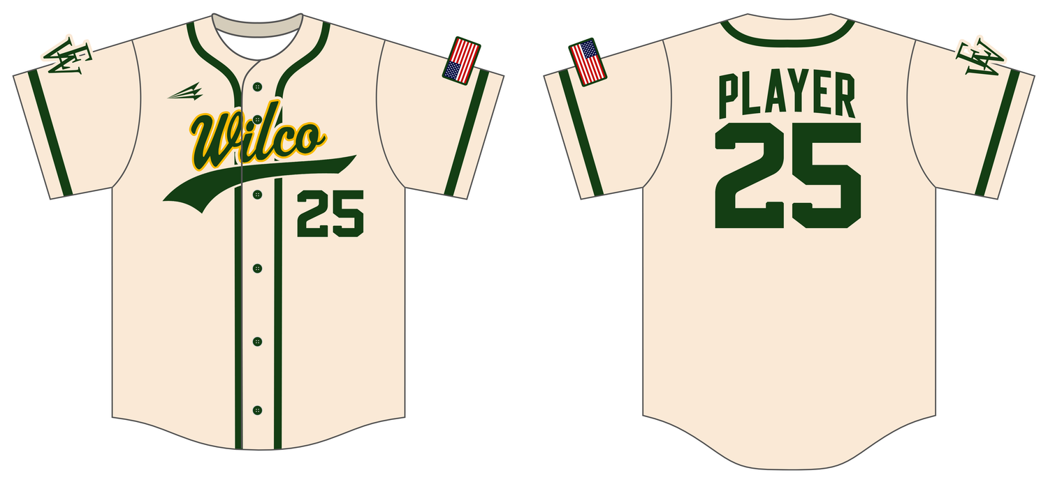 Wilco Battlehawks Custom NanoDri Baseball Jersey #J1C