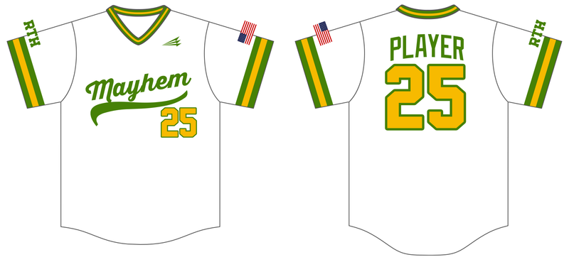 Mayhem Custom NanoDri Baseball Jersey #4G