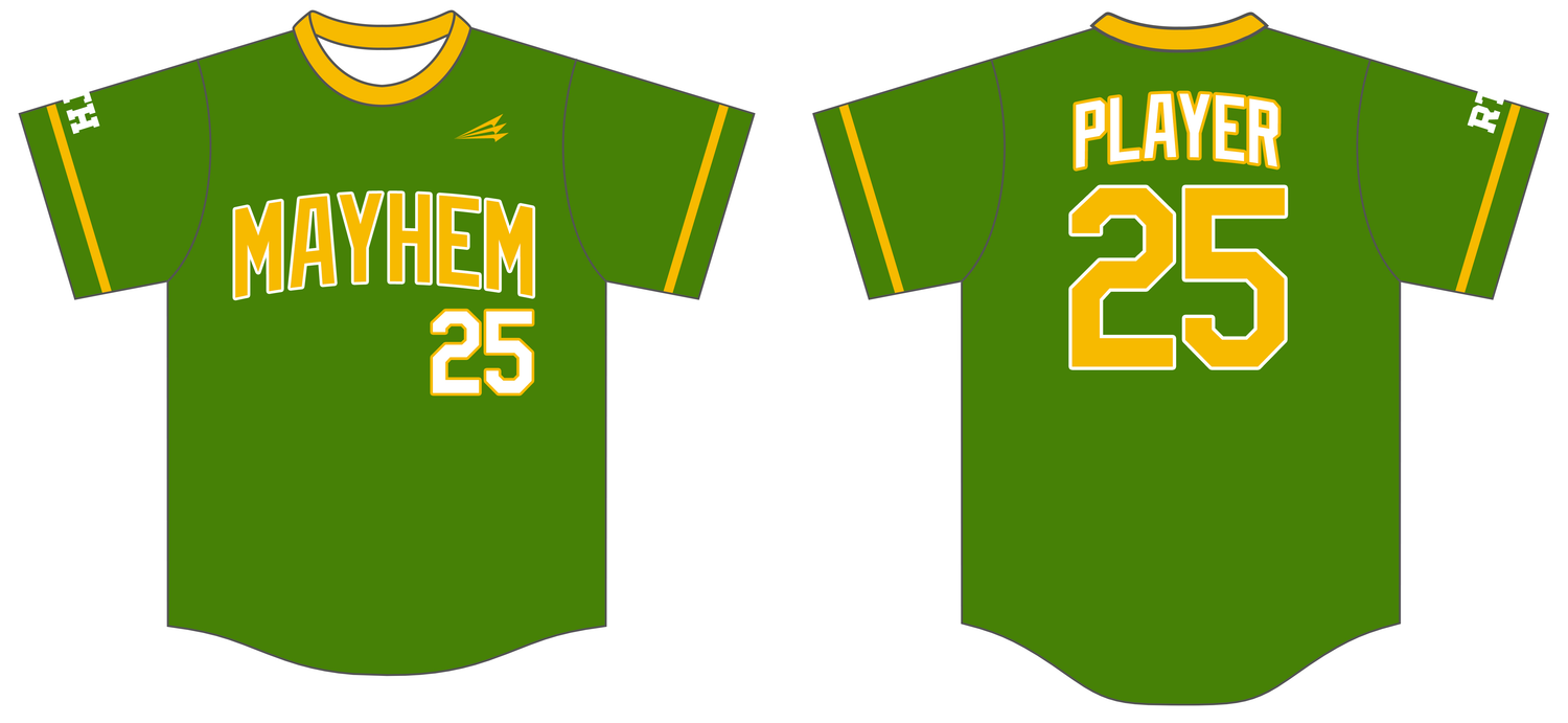 Mayhem Custom NanoDri Baseball Jersey #J3C