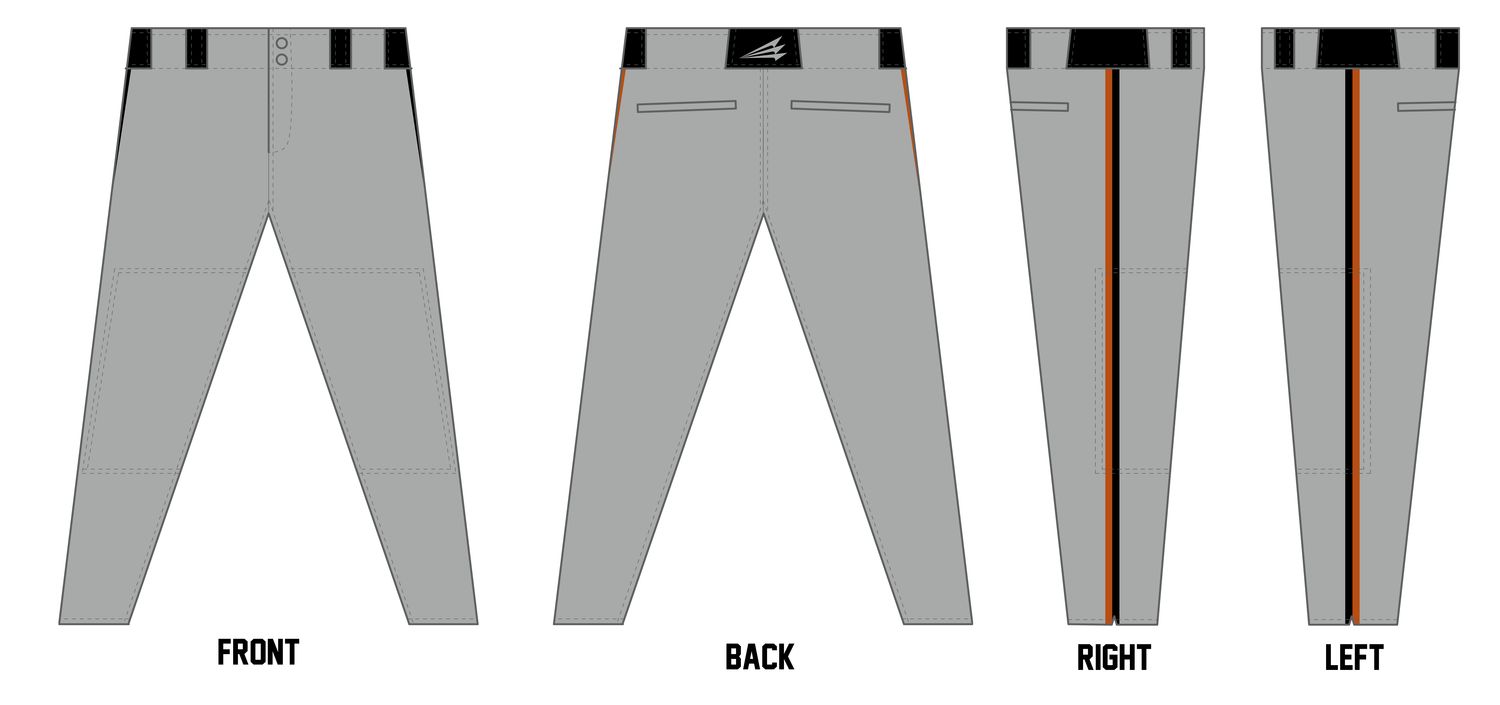 Diamond Jaxx Custom Athletic Baseball Pant #BP1C