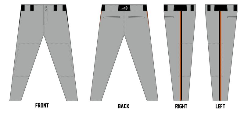 Diamond Jaxx Custom Athletic Baseball Pant #BP1C
