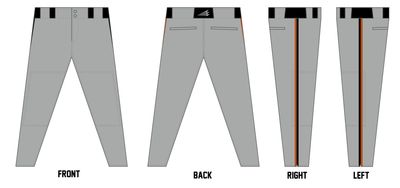 Diamond Jaxx Custom Athletic Baseball Pant #BP1C