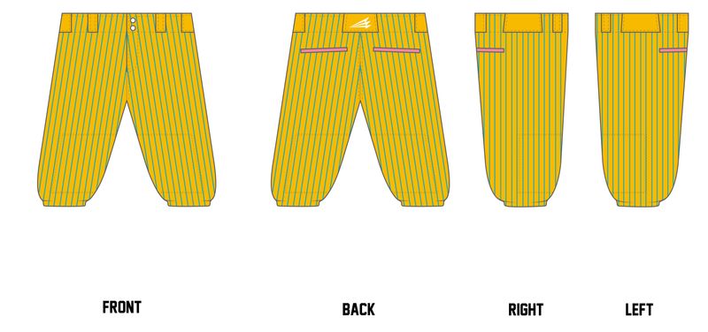 Chiville Sharx Custom Knicker Baseball Pant #BP11B