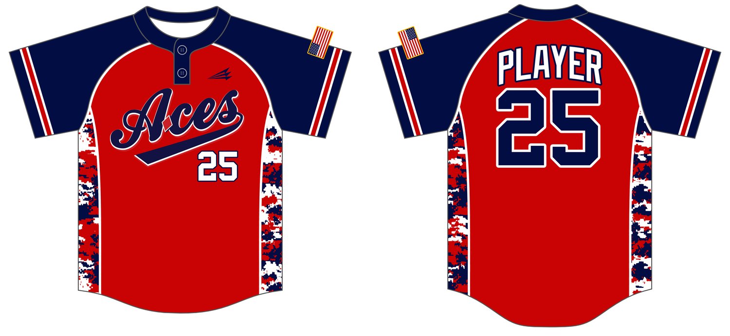 Loudoun Aces Custom HexaFlex Baseball Jersey #J2