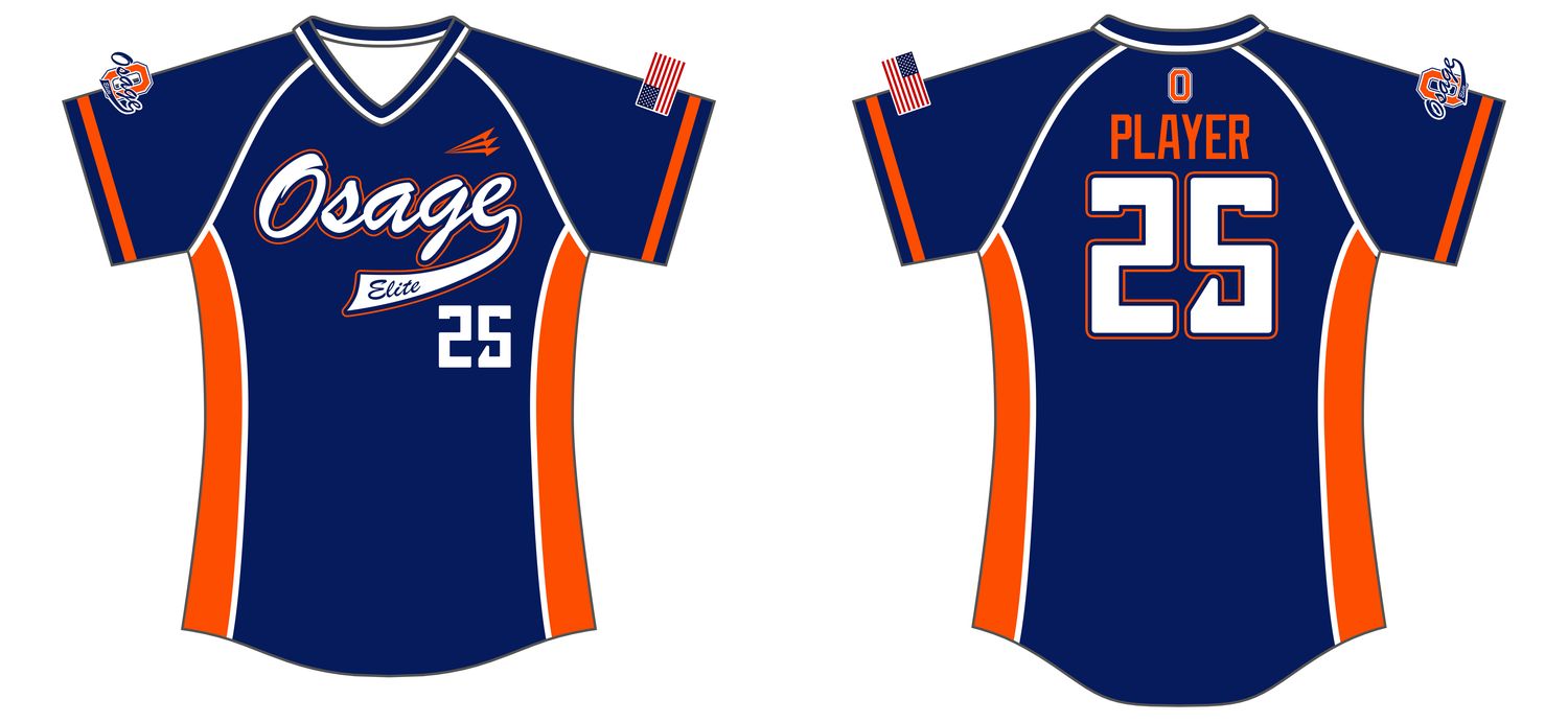 Osage Elite (Sprenger) Custom HexaFlex Softball Jersey #J2B