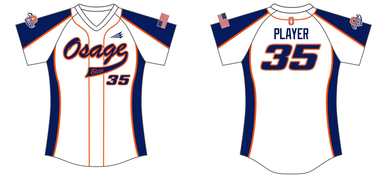 Osage Elite (Sprenger) Custom HexaFlex Softball Jersey #J4B