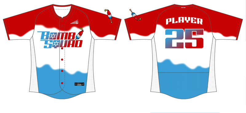 Ludlow Bomb Squad Custom SPDFLEX Baseball Jersey #J1B