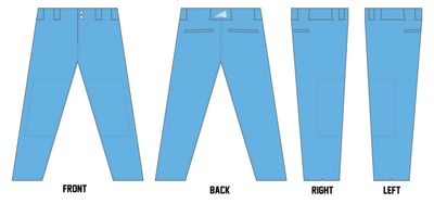 Ludlow Bomb Squad Custom Athletic Fit Baseball Pant #BP1