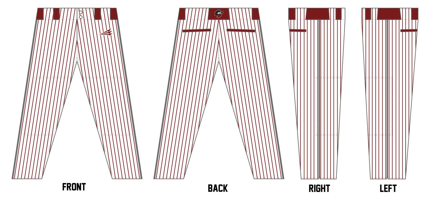 Tallahassee 10U Renegades Custom Athletic Baseball Pant #BP2