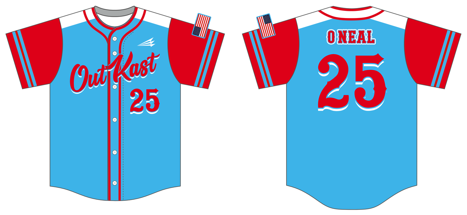 325 OutKast Custom NanoDri Baseball Jersey #J9