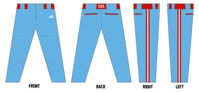 325 OutKast Custom Ahtletic Baseball Pant #BP9a
